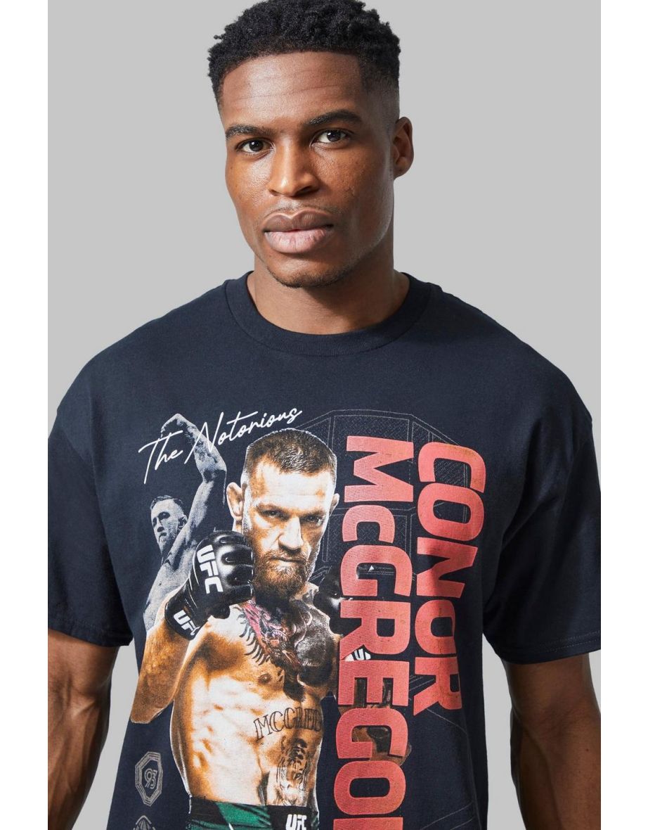 Man Active Oversized Conor McGregor T-shirt - black - 2
