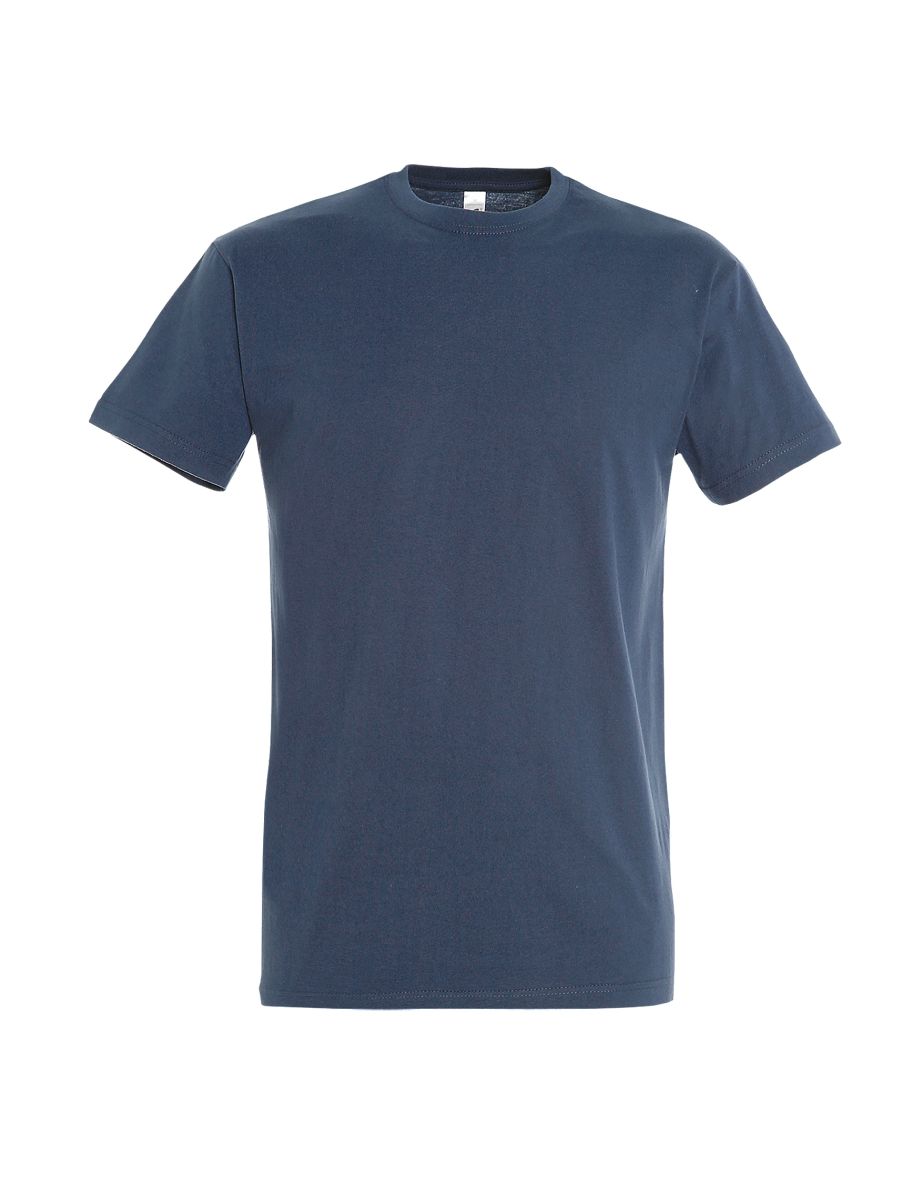 SOLS Mens Imperial Heavyweight Short Sleeve T-Shirt - Denim