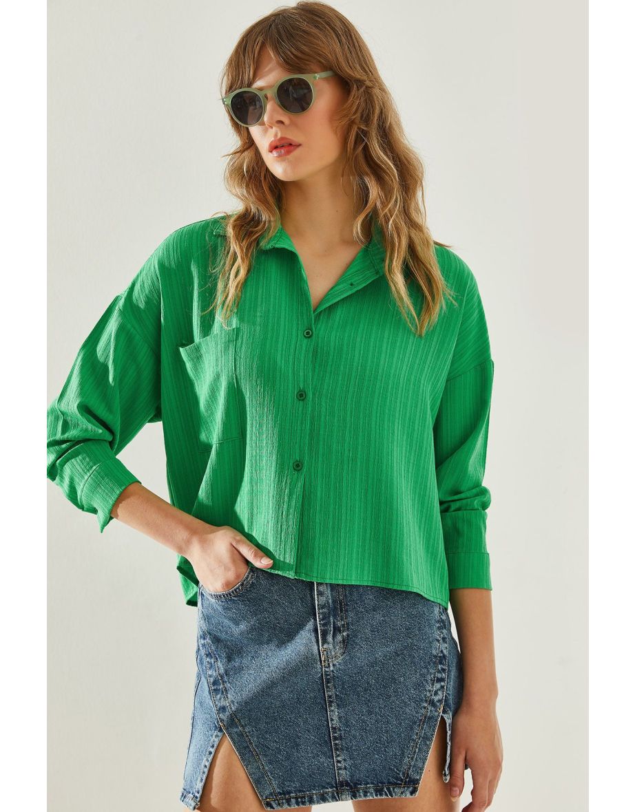 Women's Asymmetrical Shirt - 7