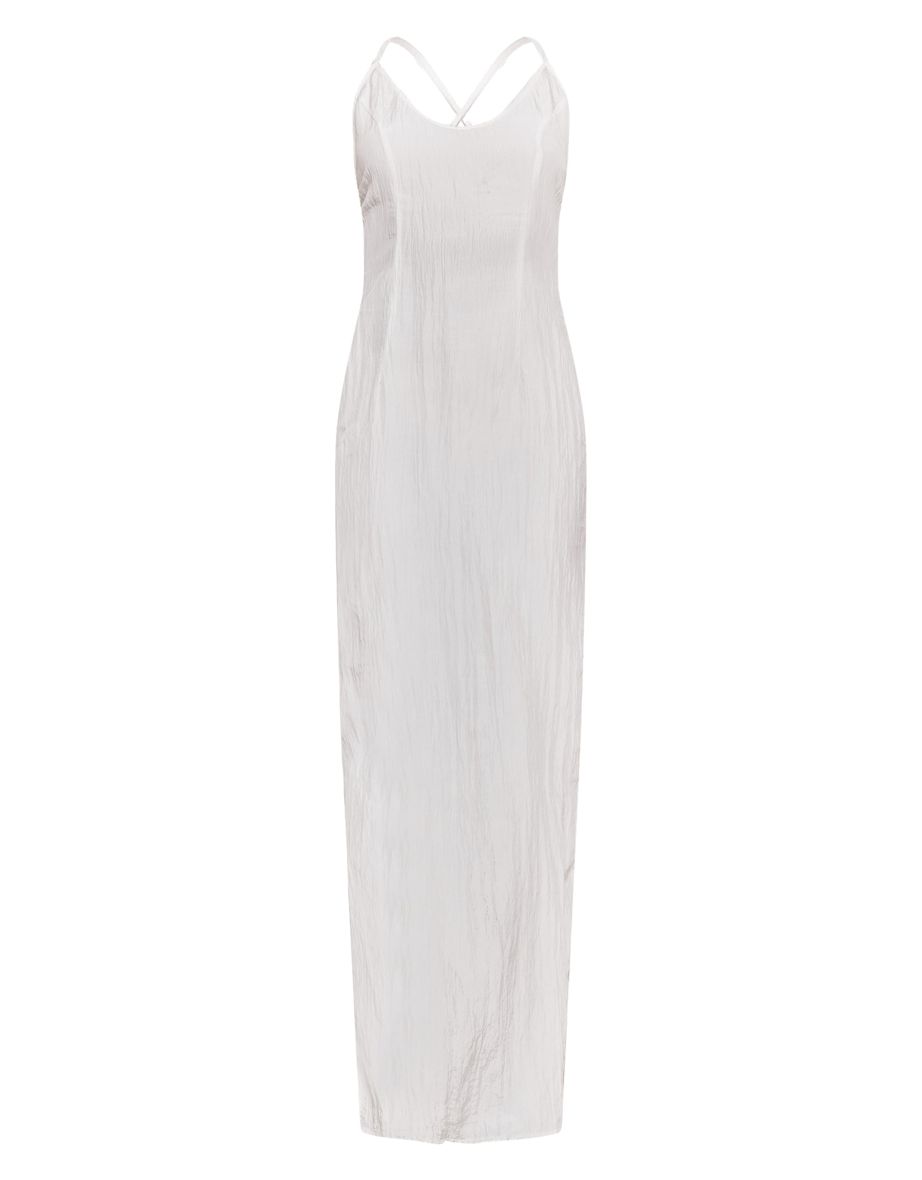 Petite White Beaded Strap Detail Maxi Dress - 4