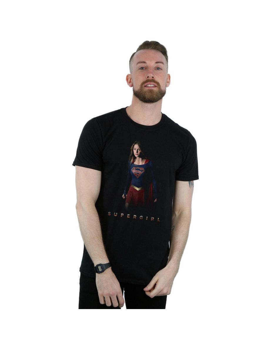 Mens supergirl hotsell t shirt