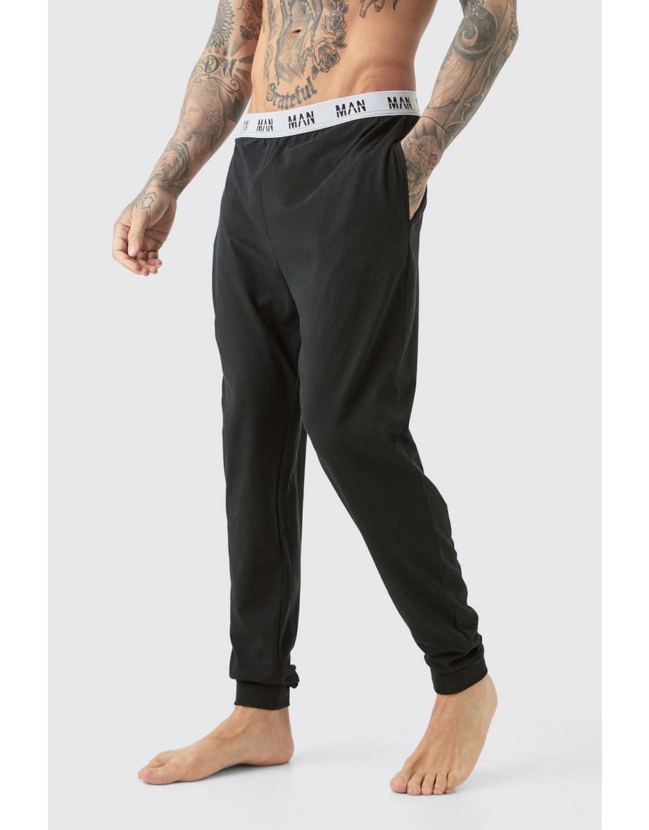 Tall Man Loungewear Joggers In Black - black