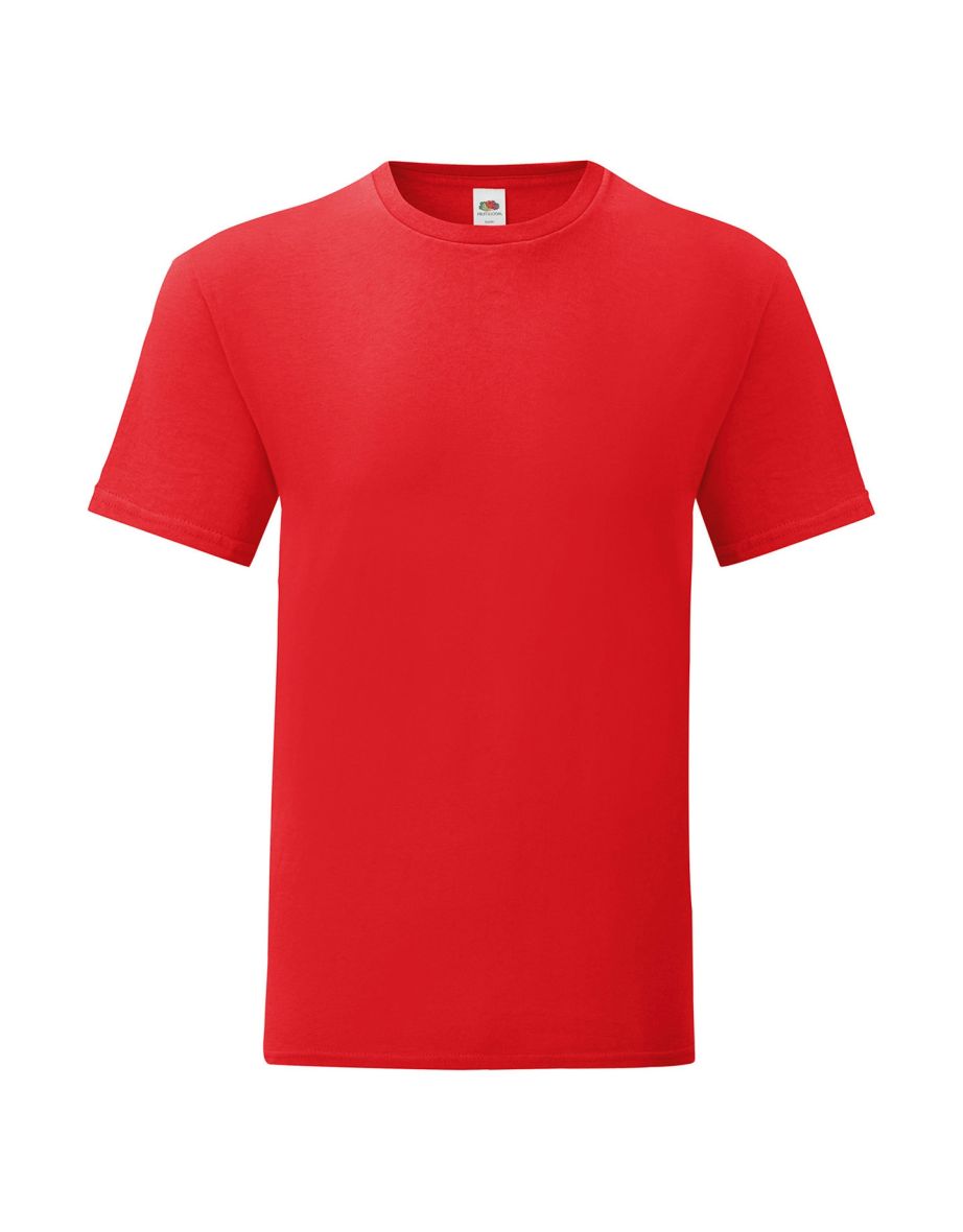 Fruit of the Loom Mens Iconic 150 T-Shirt - Red