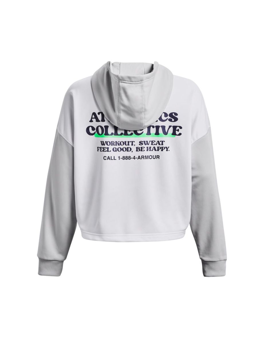 Women's Under Armour Armour Fleece Hoody in White - 1