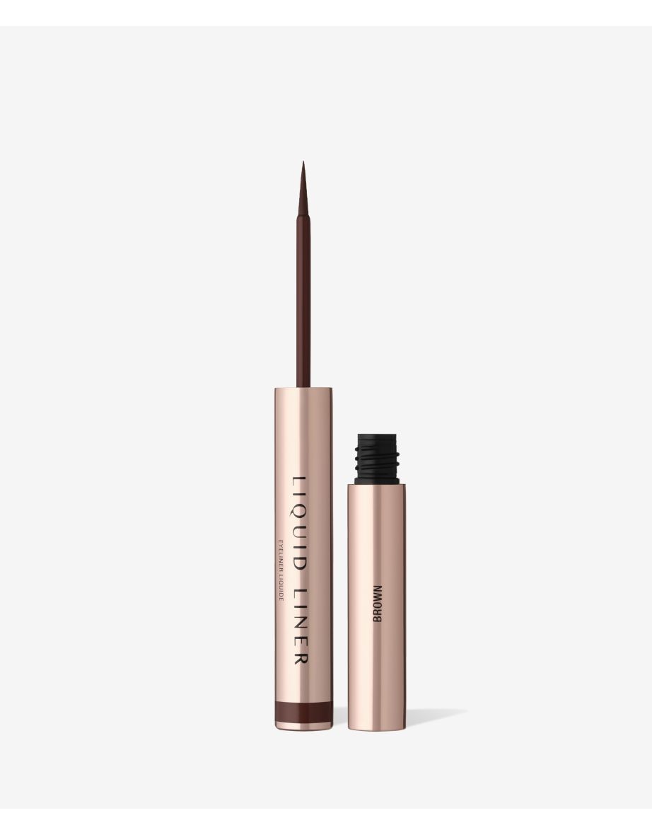 A waterproof liquid eyeliner -Brown