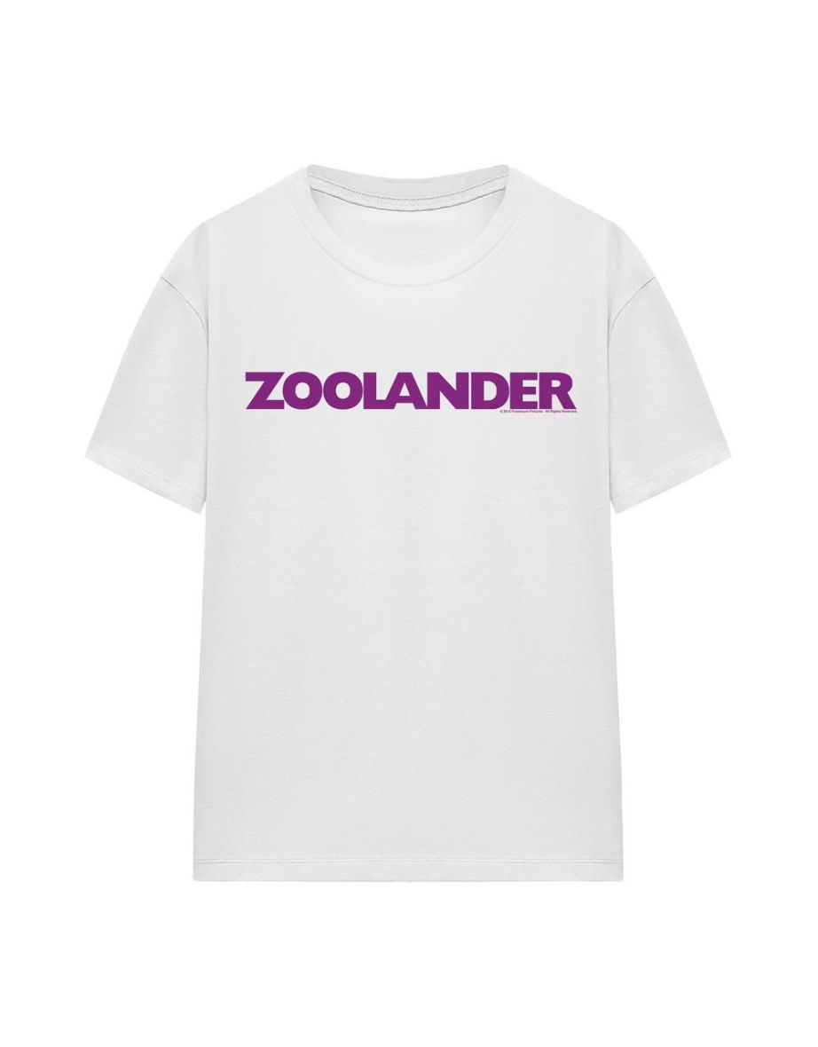 Zoolander Unisex Adult Logo T-Shirt - White