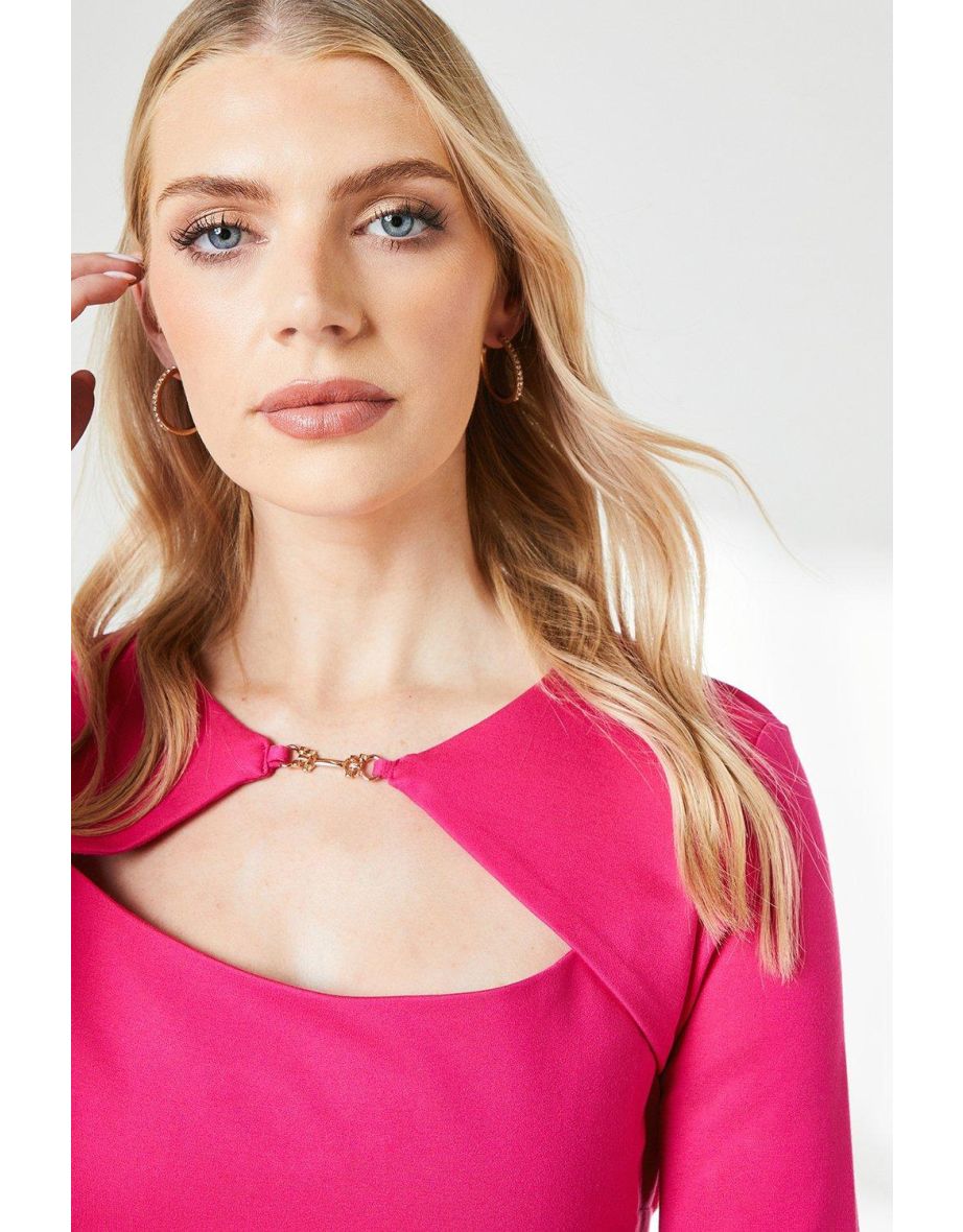 Trim Detail Ponte Top - 3