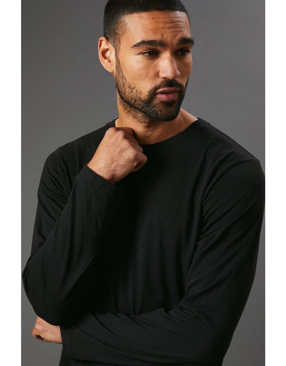 Men's Jersey Top With Microfleece Check trousers Set - 3