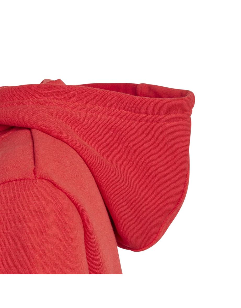 Boy's adidas Originals Juniors Trefoil Hoodie in Red - 5