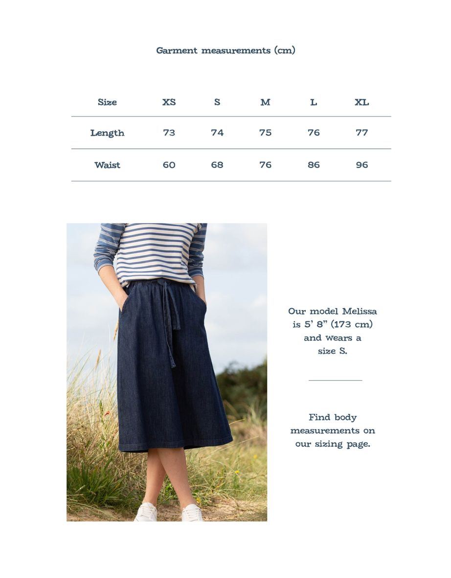 Okeford midi denim skirt - 4