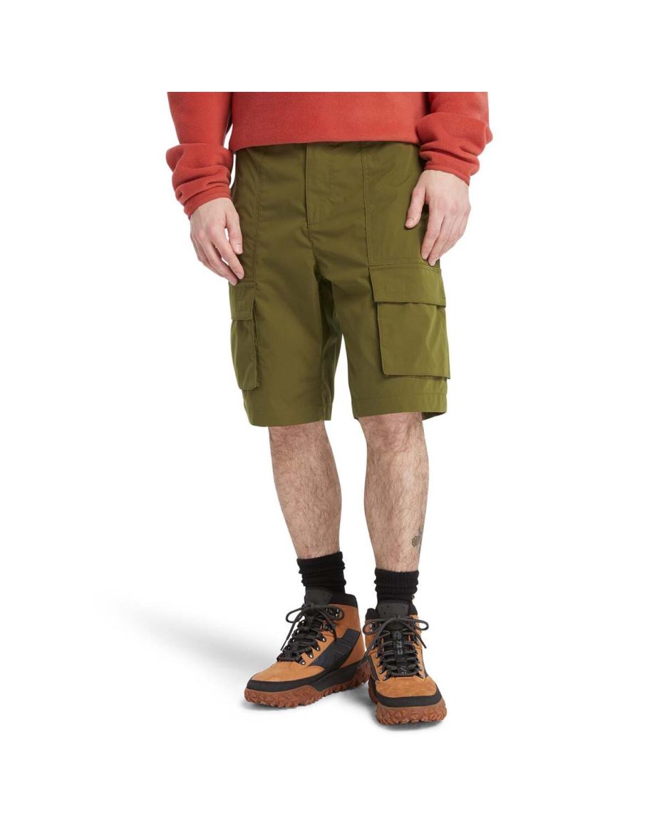 Men's Timberland Durable Water Repellent Cargo Shorts in Green