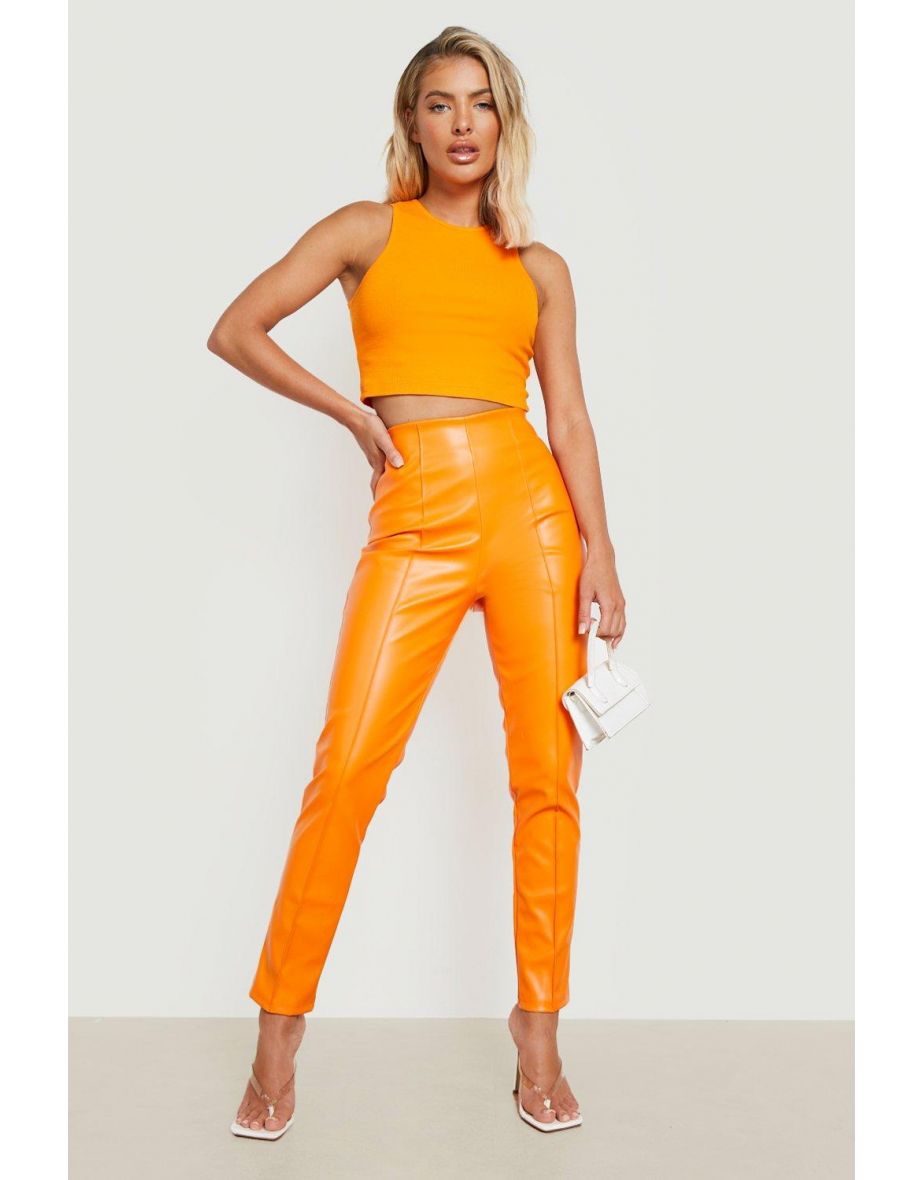 Orange shop skinny trousers