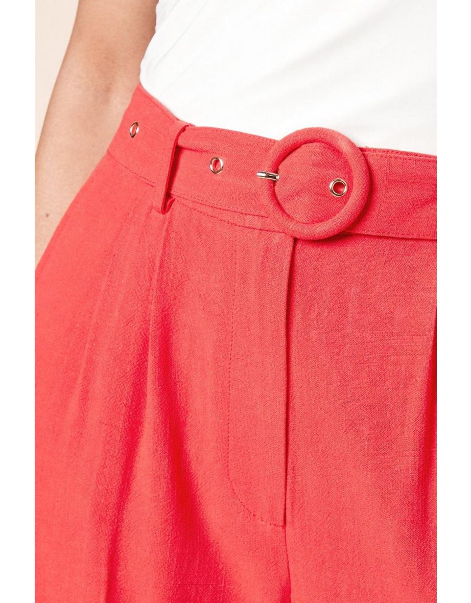 Belted Wide Leg Trouser - 3