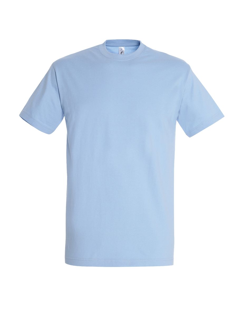 SOLS Mens Imperial Heavyweight Short Sleeve T-Shirt - Sky Blue