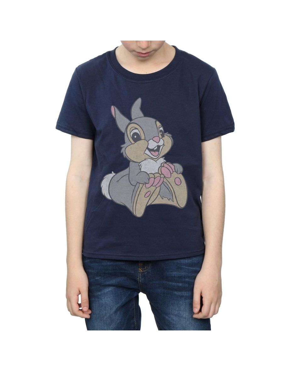 Disney Boys Classic Thumper T-Shirt - Navy Blue - 3