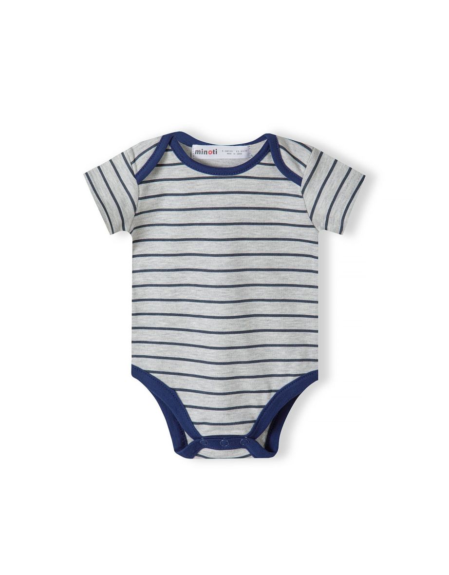 4 Pack Baby Boy Short Sleeve Bodysuit - 6