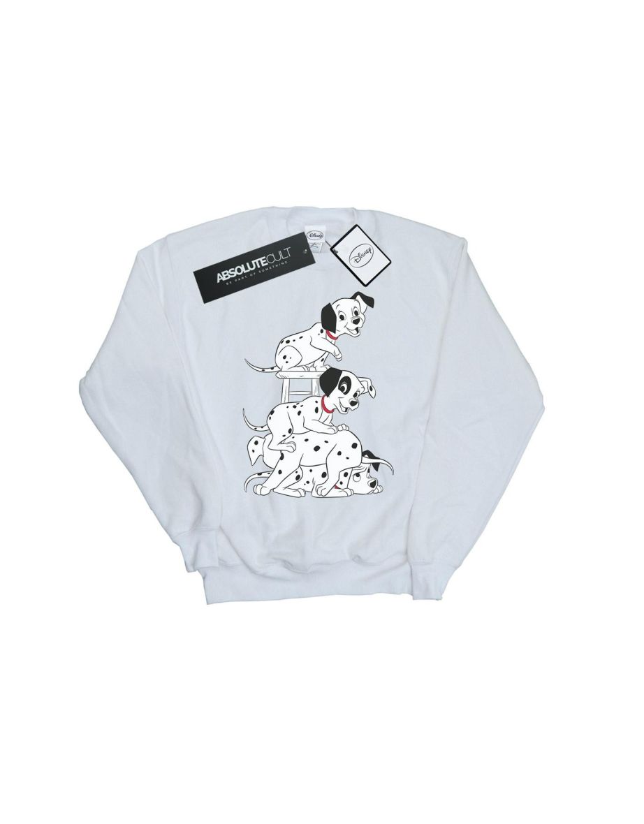 101 Dalmatians Boys Chair Sweatshirt - White