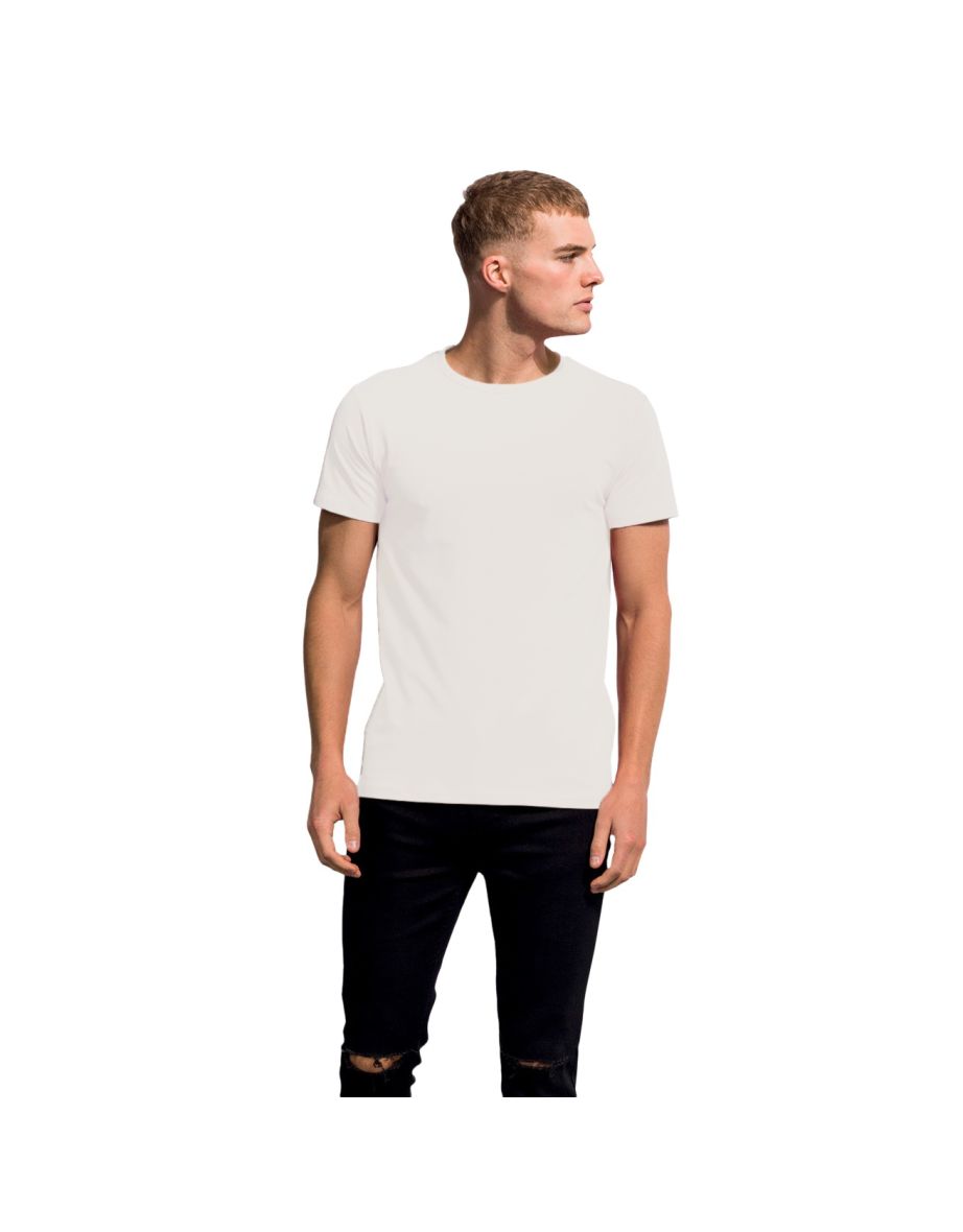 Skinni Fit Womens/Ladies Feel Good Stretch Short Sleeve T-Shirt - Light Stone