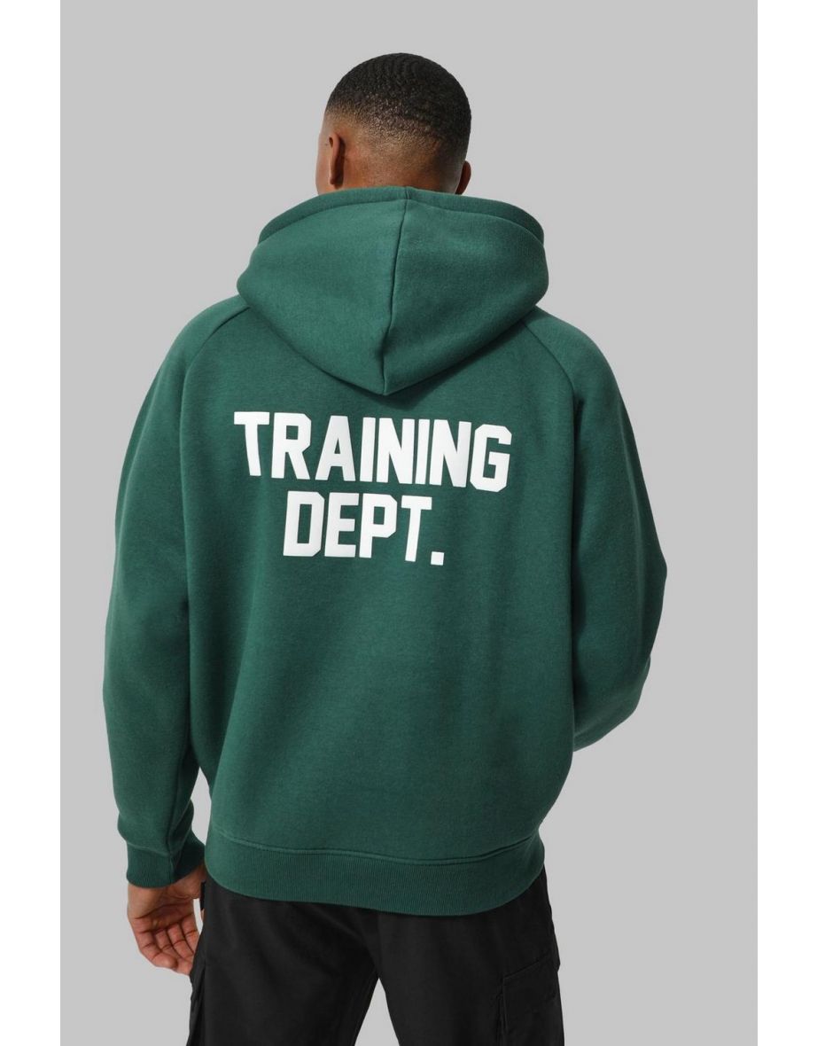 Shop Man Active Training Dept Boxy Hoodie green Online in Bahrain VogaCloset