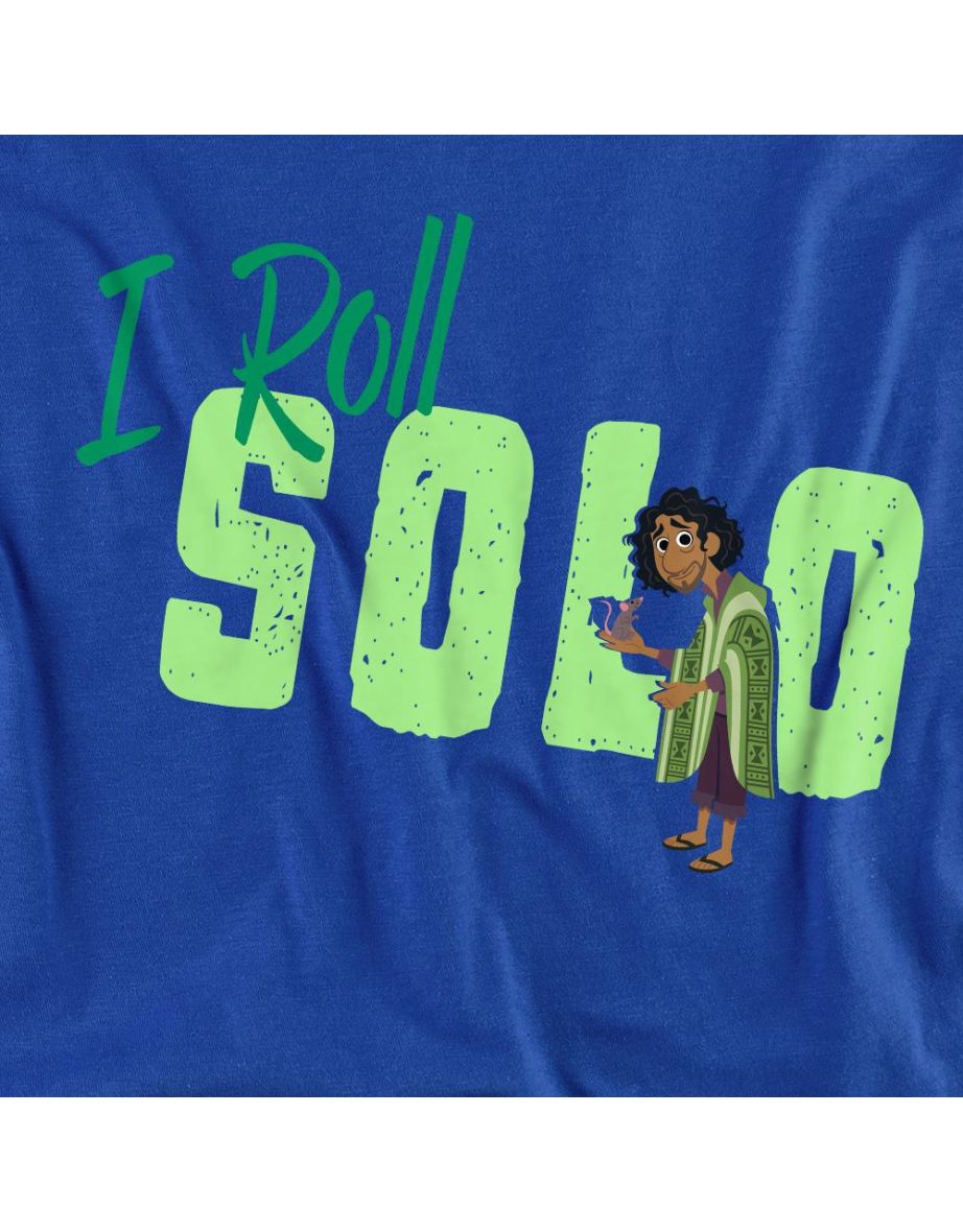 Encanto  Adult I Roll Solo Bruno T-Shirt - Royal Blue - 2
