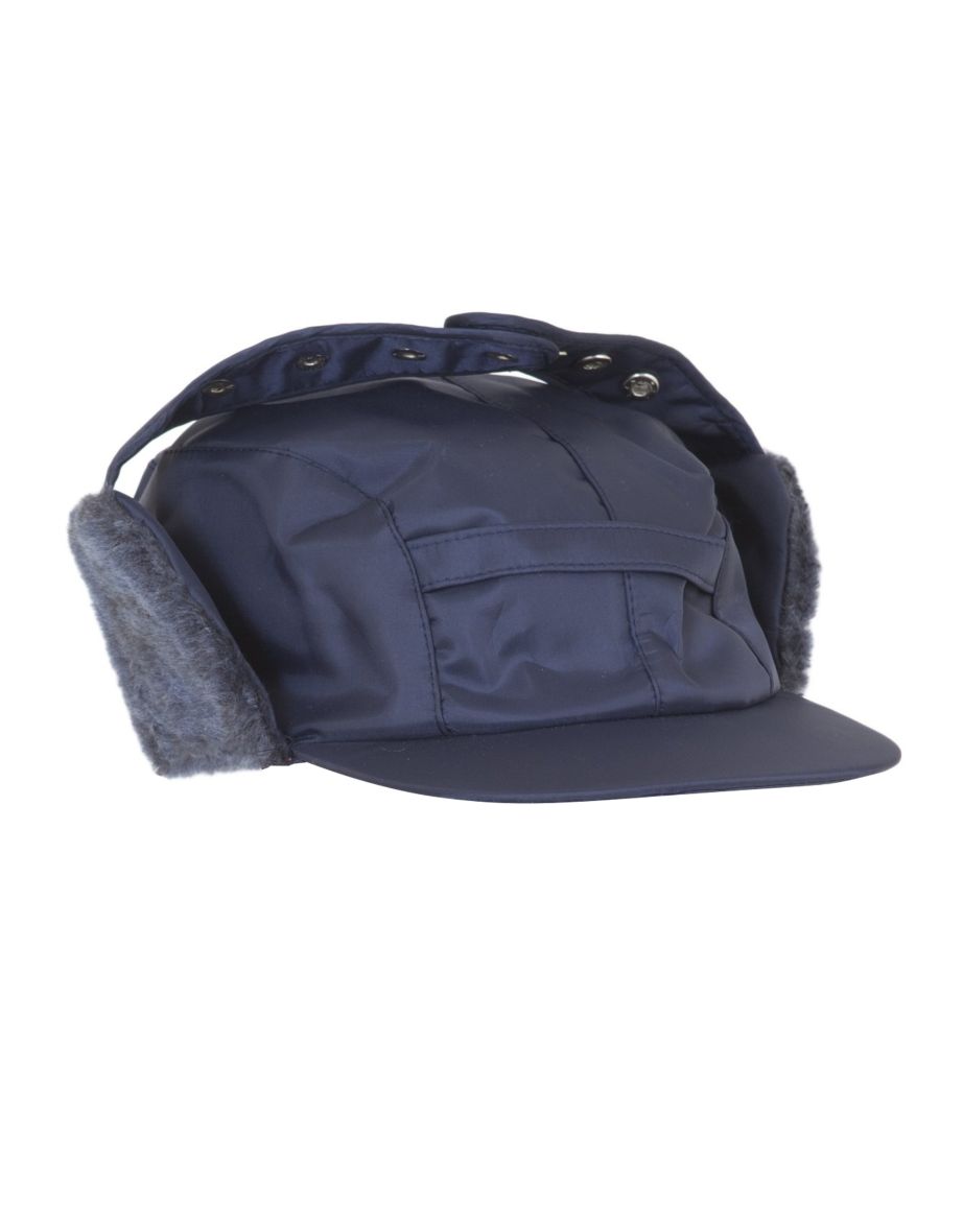 Mens Water Proof Thermal Trapper Hat With Ear Flaps - Navy