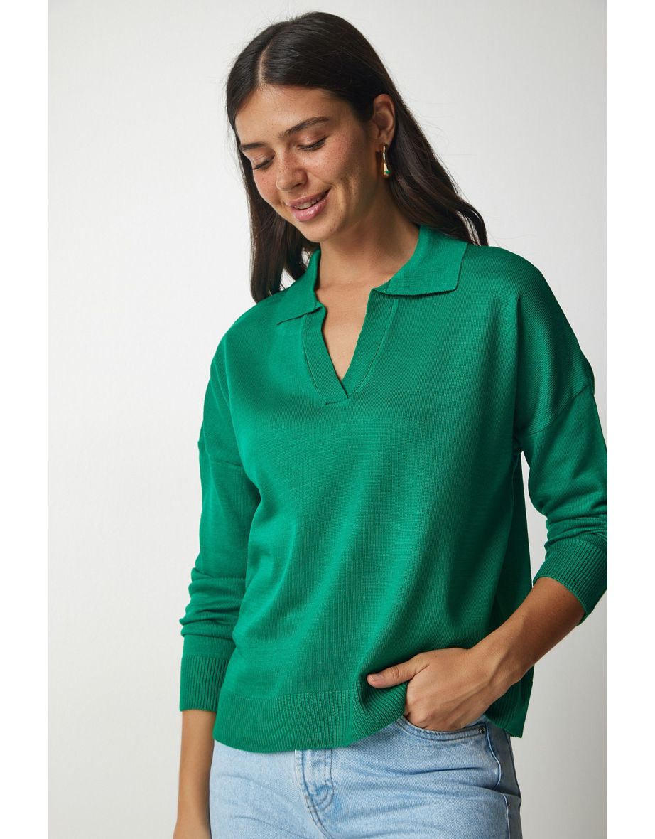 Sweater - Green - Regular fit