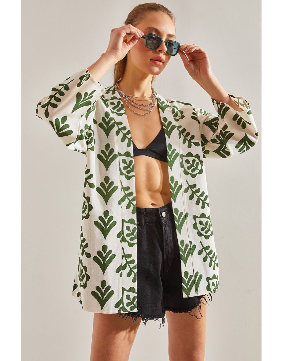 Women's Patterned Kimono