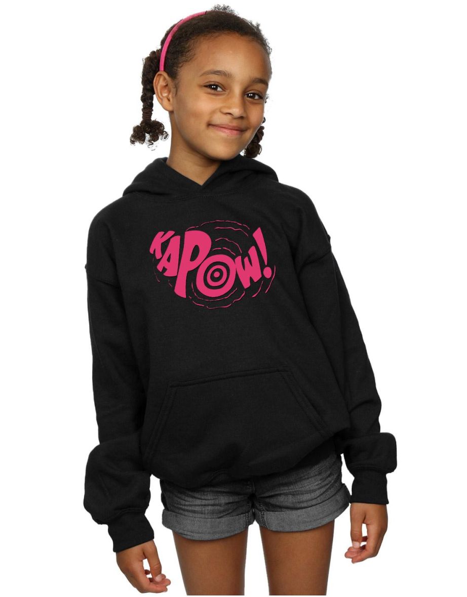 DC Comics Girls Batman TV Series Kapow Hoodie - Black