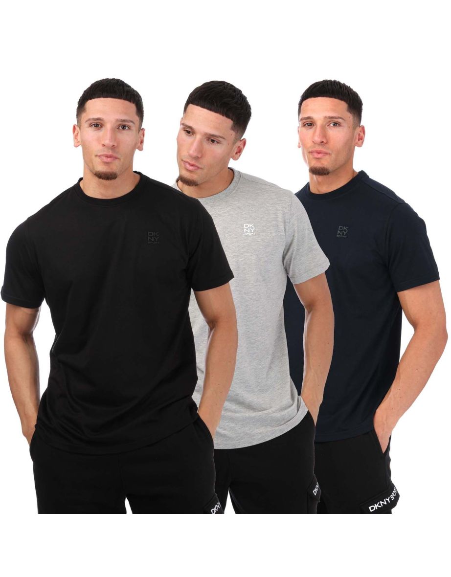 DKNY 3 Pack Short Sleeve T-Shirt Mens