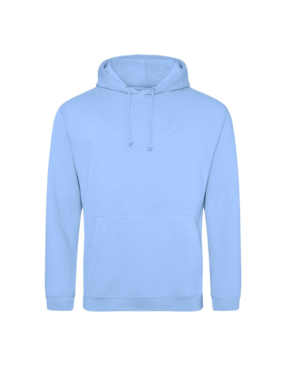 Awdis Unisex Adult College Hoodie - Blue Bottle - 1
