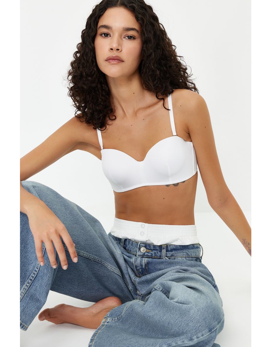 White-Skin 2 Pack Unpadded Full Cup Balconet Bra