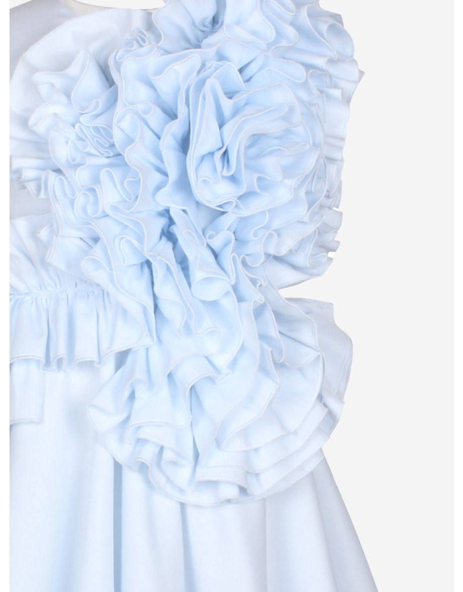 Girls Adage Dress in Blue - 3
