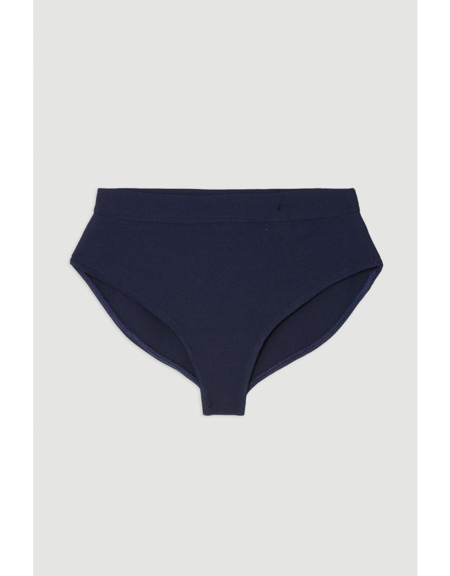 High Waisted Bandage Bikini Bottoms