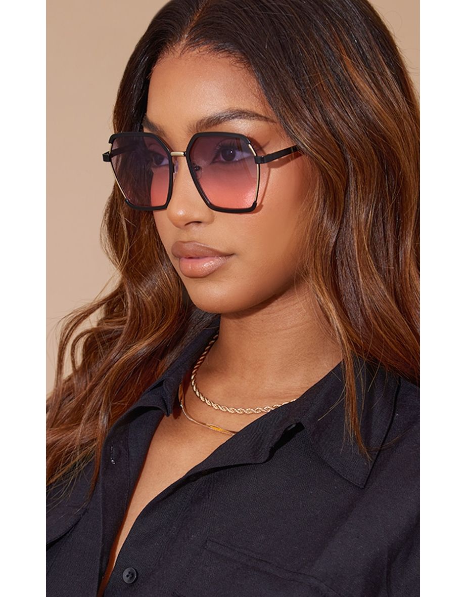 Ombre frame clearance sunglasses