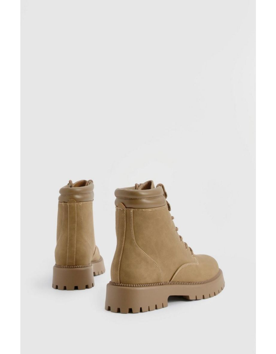 Lace Up Hiker Boots - 3