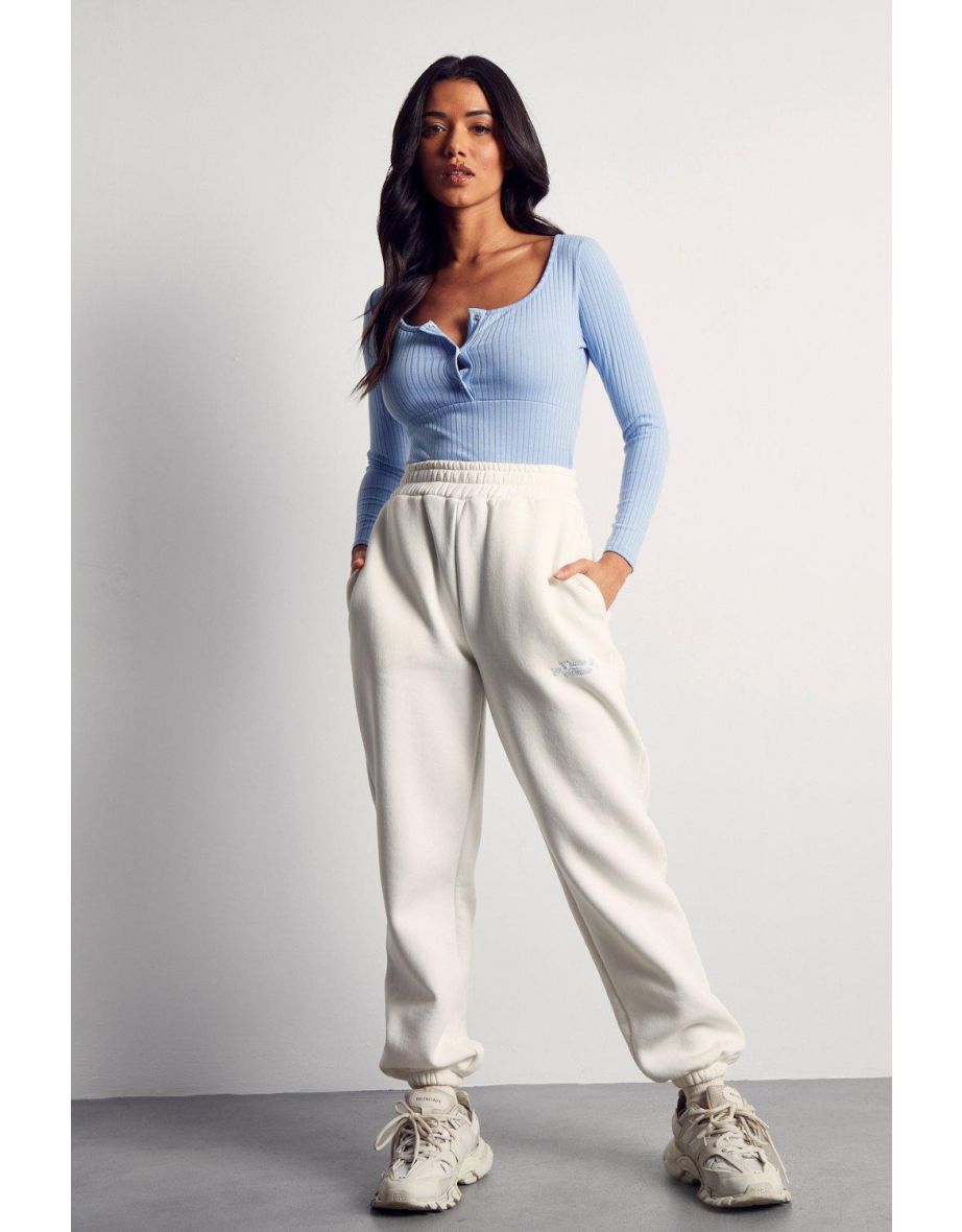 Soft Rib Popper Low Scoop Bodysuit - 3