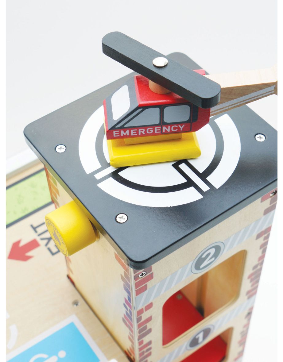 Fire & Rescue Wooden Garage - 3