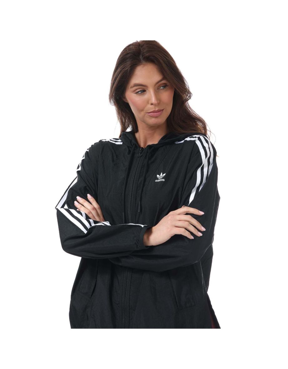 Women's adidas Originals Adicolor Classics Windbreaker Jacket in Black - 5