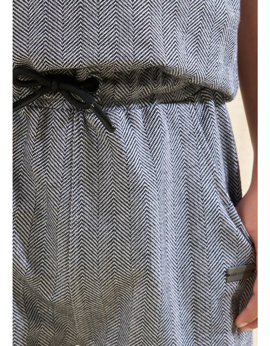 Justin Grey Herringbone Smart Short - 2