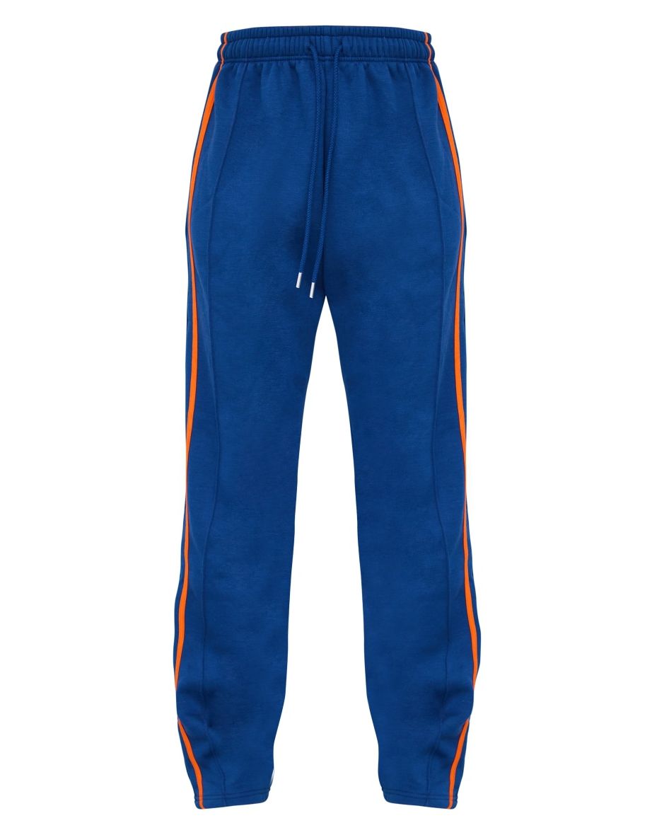 Tall Navy Double Side Stripe Straight Leg Joggers - 4