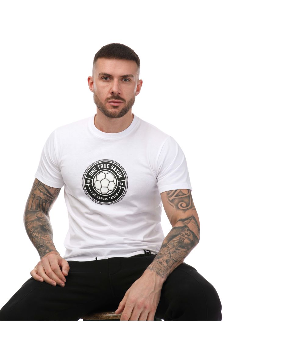 Men's One True Saxon Baller T-Shirt in White - 3