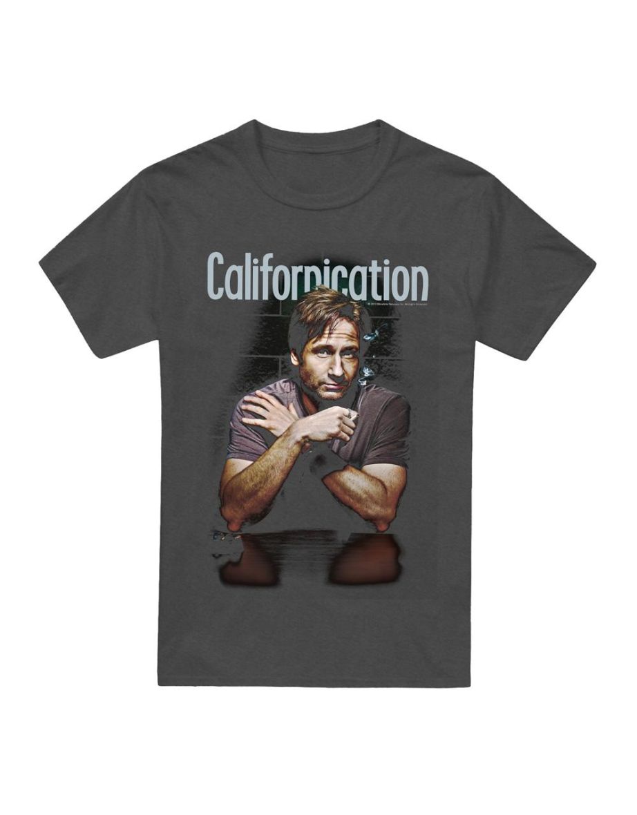 Californication Unisex Adult Smoking T-Shirt - Charcoal