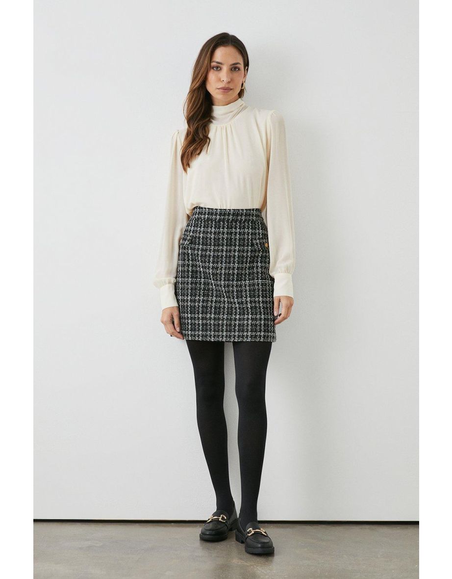 Boucle Skirt - black