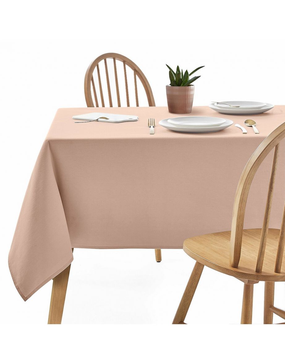 Scenario Cotton Tablecloth with Anti-Stain Treatment