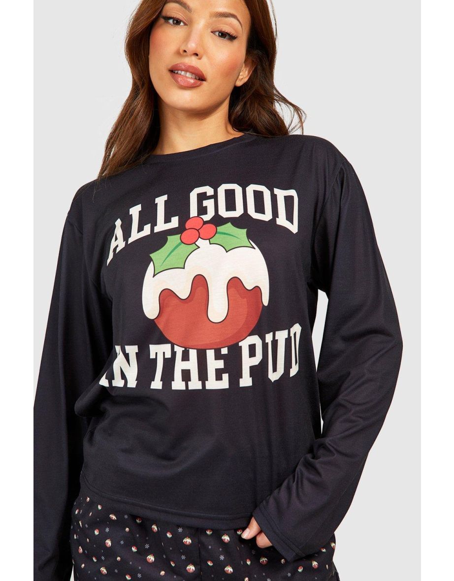 Tall All Good In The Pud Pyjama Set - black - 3