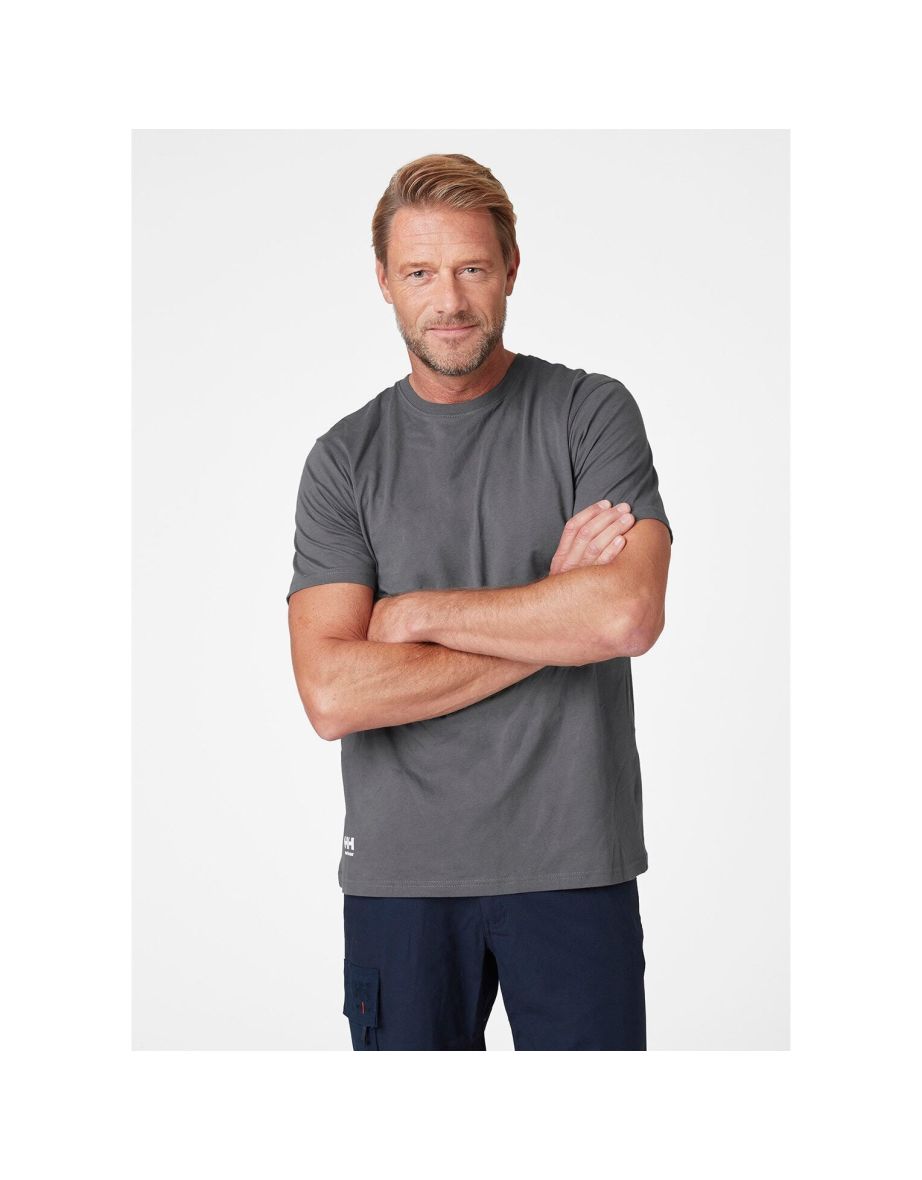 Helly Hansen Mens Short-Sleeved T-Shirt - Dark Grey - 3