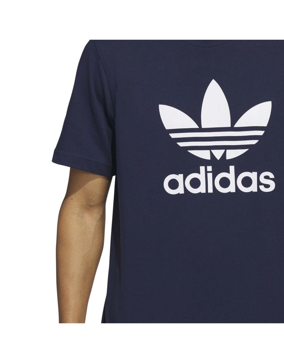 Men's adidas Originals Adicolor Classics Trefoil T-Shirt in Purple - 4