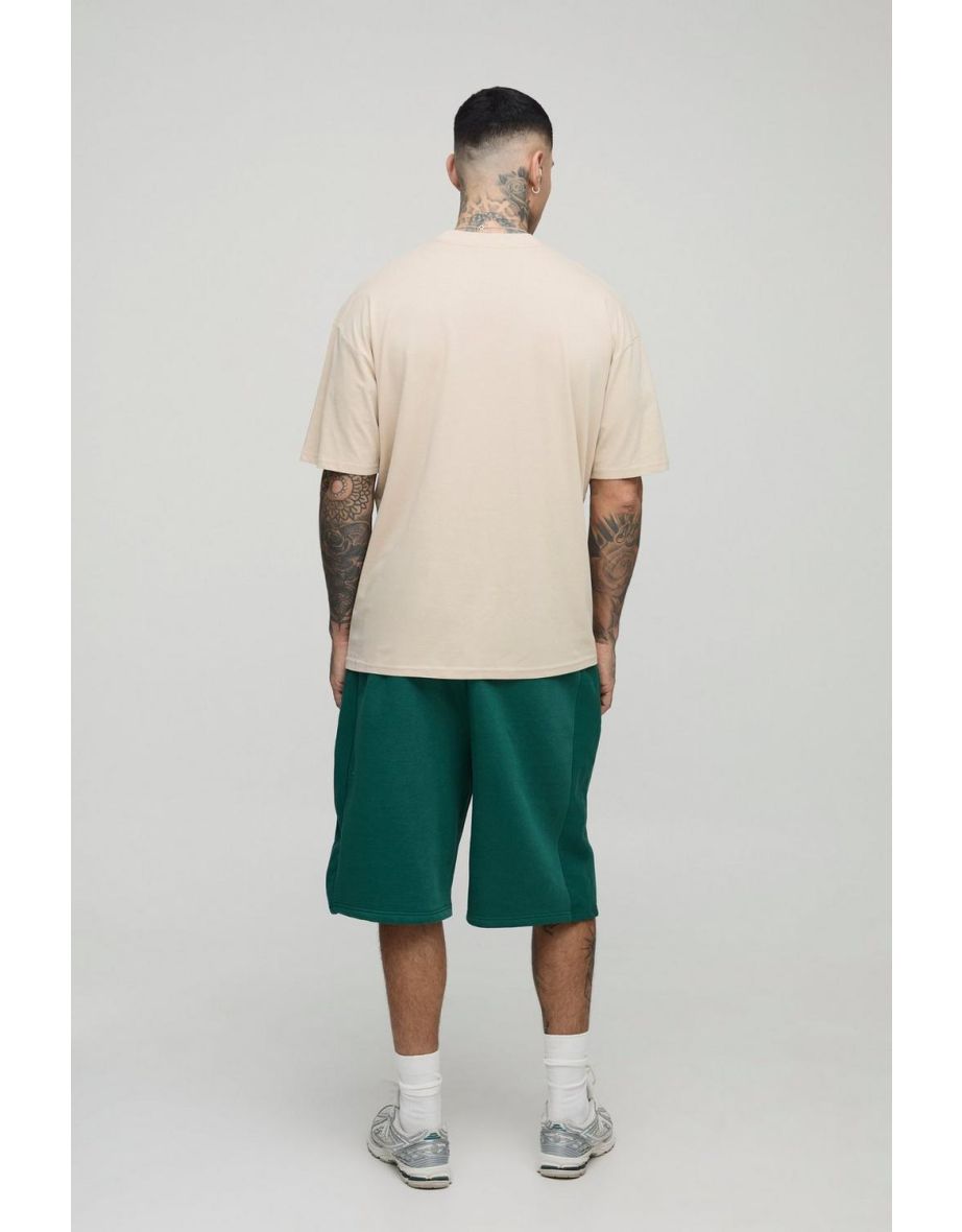 Tall Oversized Amalfi Coast Location Print T-Shirt - 2
