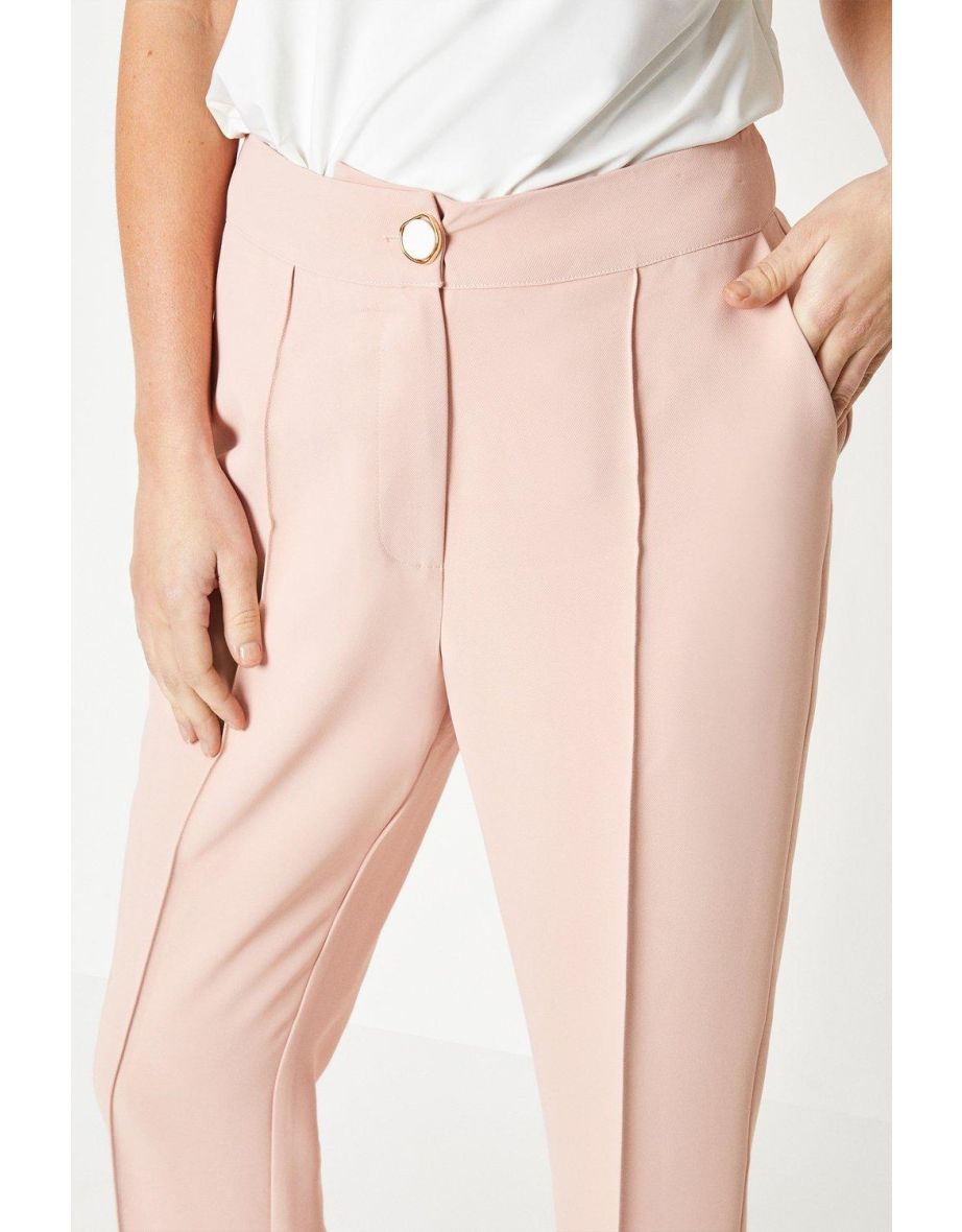 Petite Split Detail Tapered Trousers - 3