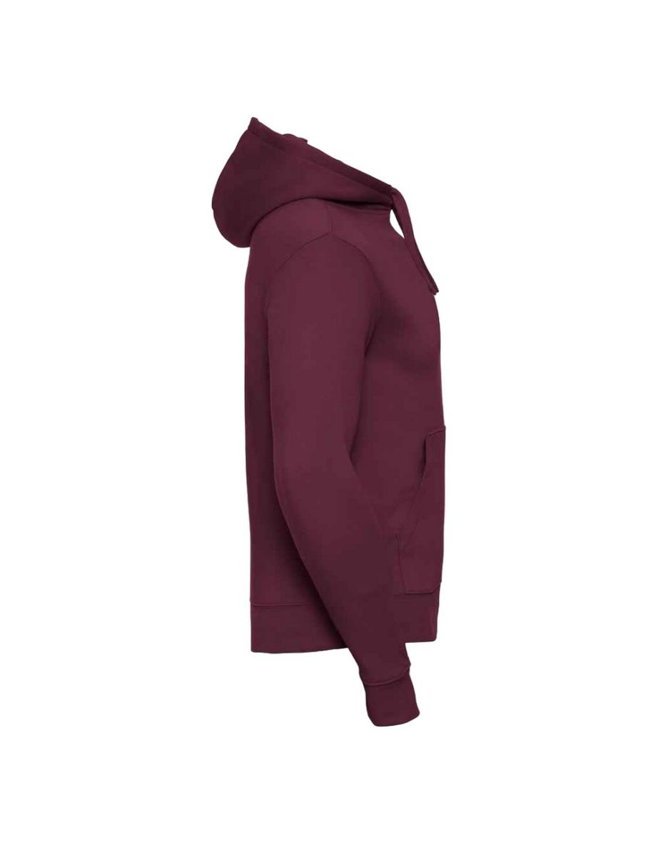 Russell Mens Authentic Hoodie - Burgundy - 2